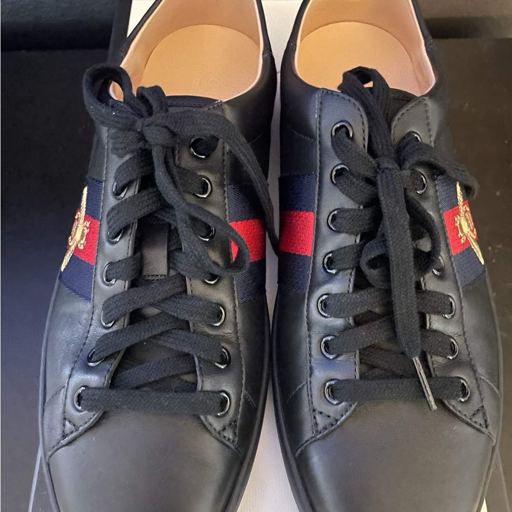Gucci Ace soft heel 9.5 men - Picture 2 of 6
